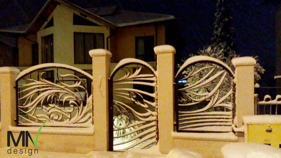 ограда от декоративно желязо